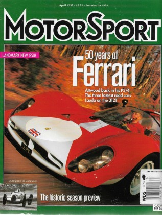 MOTOR SPORT 1997 APR - 50 YEARS OF FERRARI, REDMAN, BOXSTER